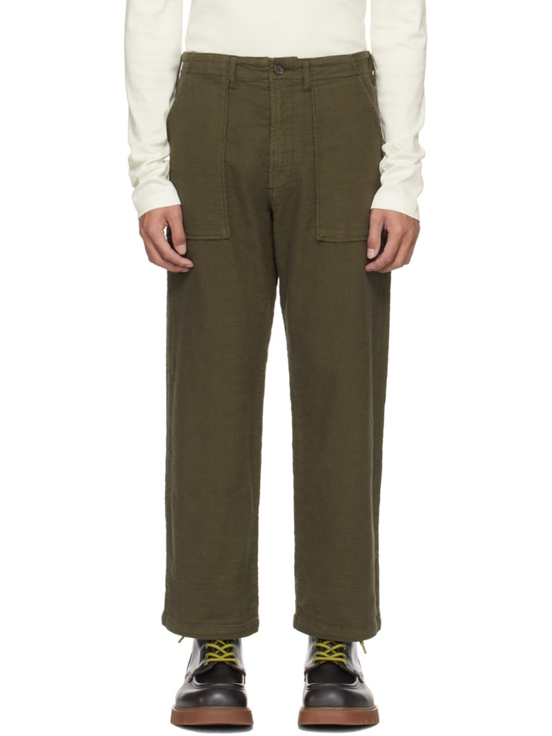 Khaki Fatigue Trousers - 1