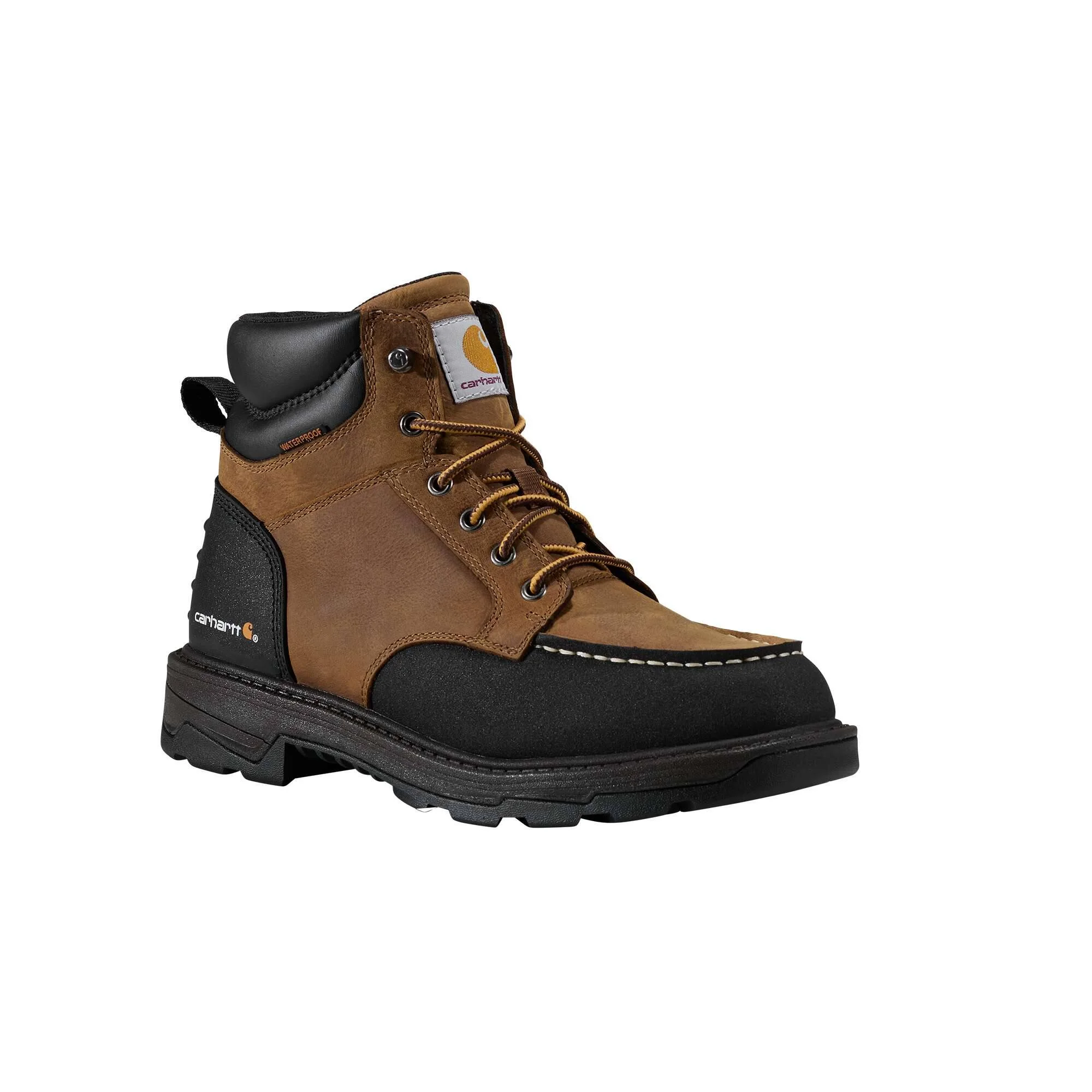 Hamilton 6" Waterproof Moc Toe Work Boot - 1
