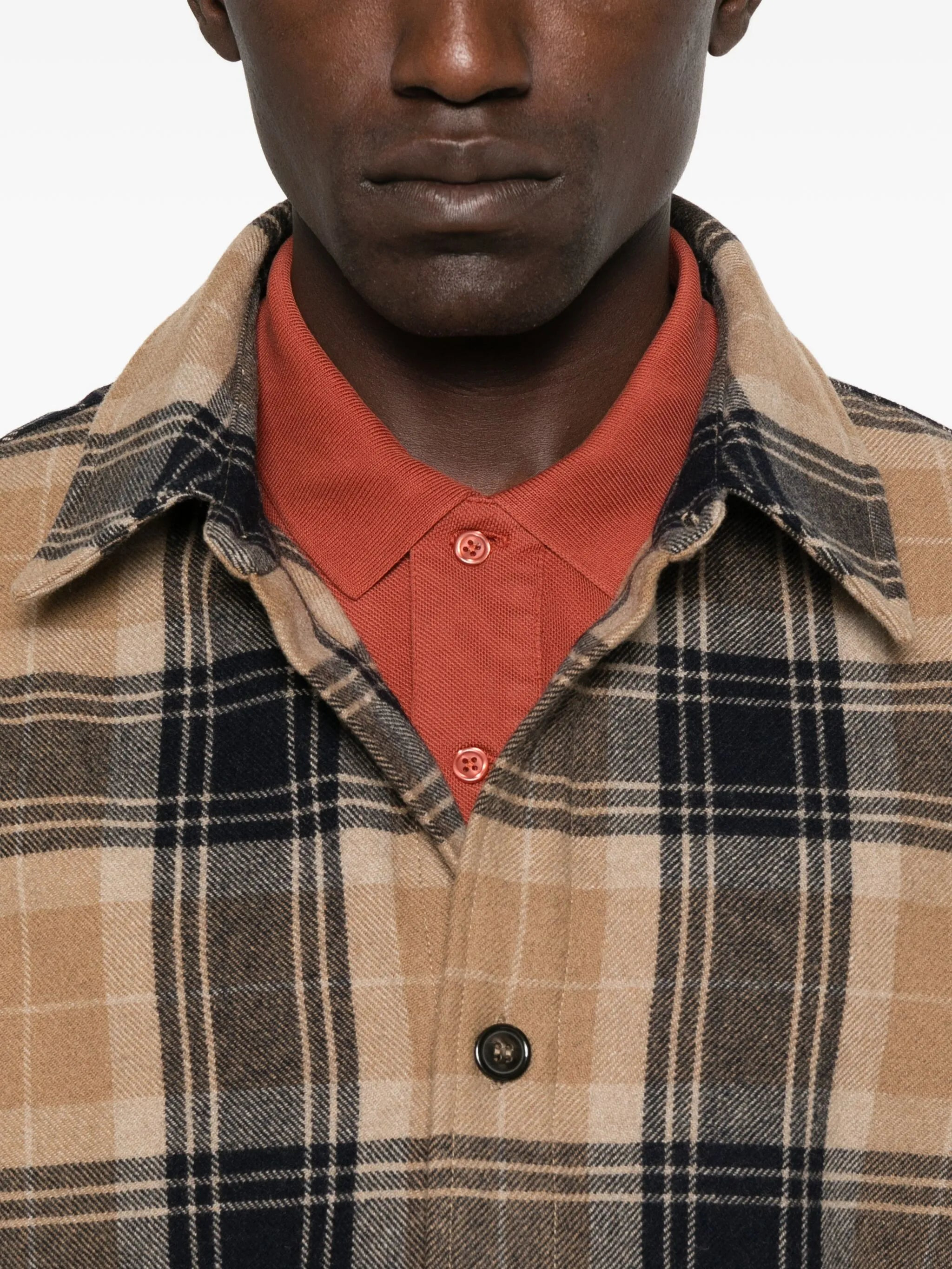 A.p.c. Plaid Check-pattern Shirt - 4