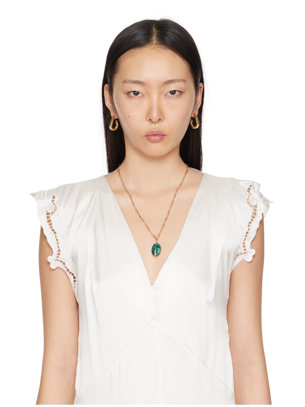 Gold Links Earrings - 3