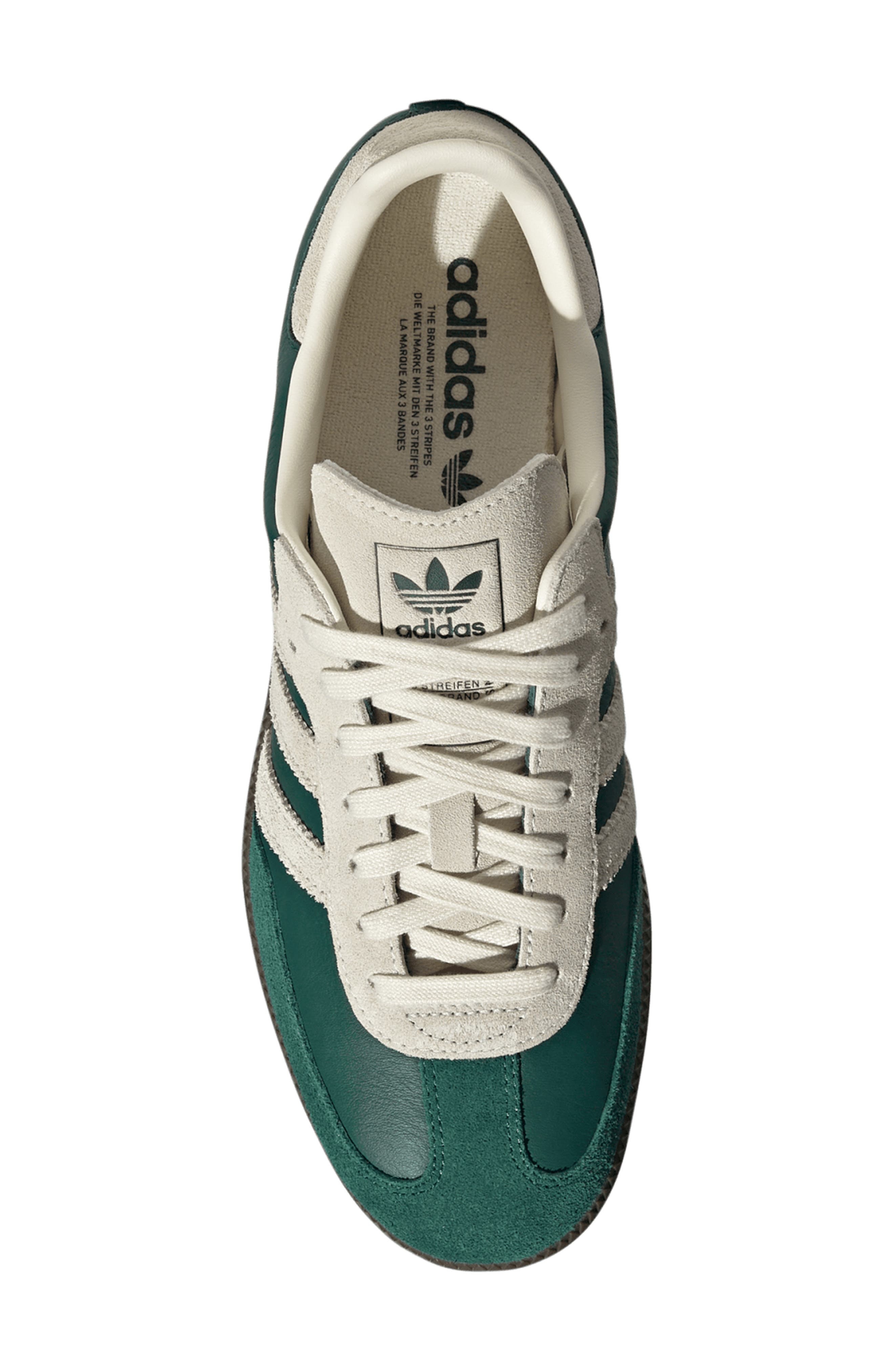 adidas Samba OG Sneaker in Collegiate Green/cream White at Nordstrom - 4