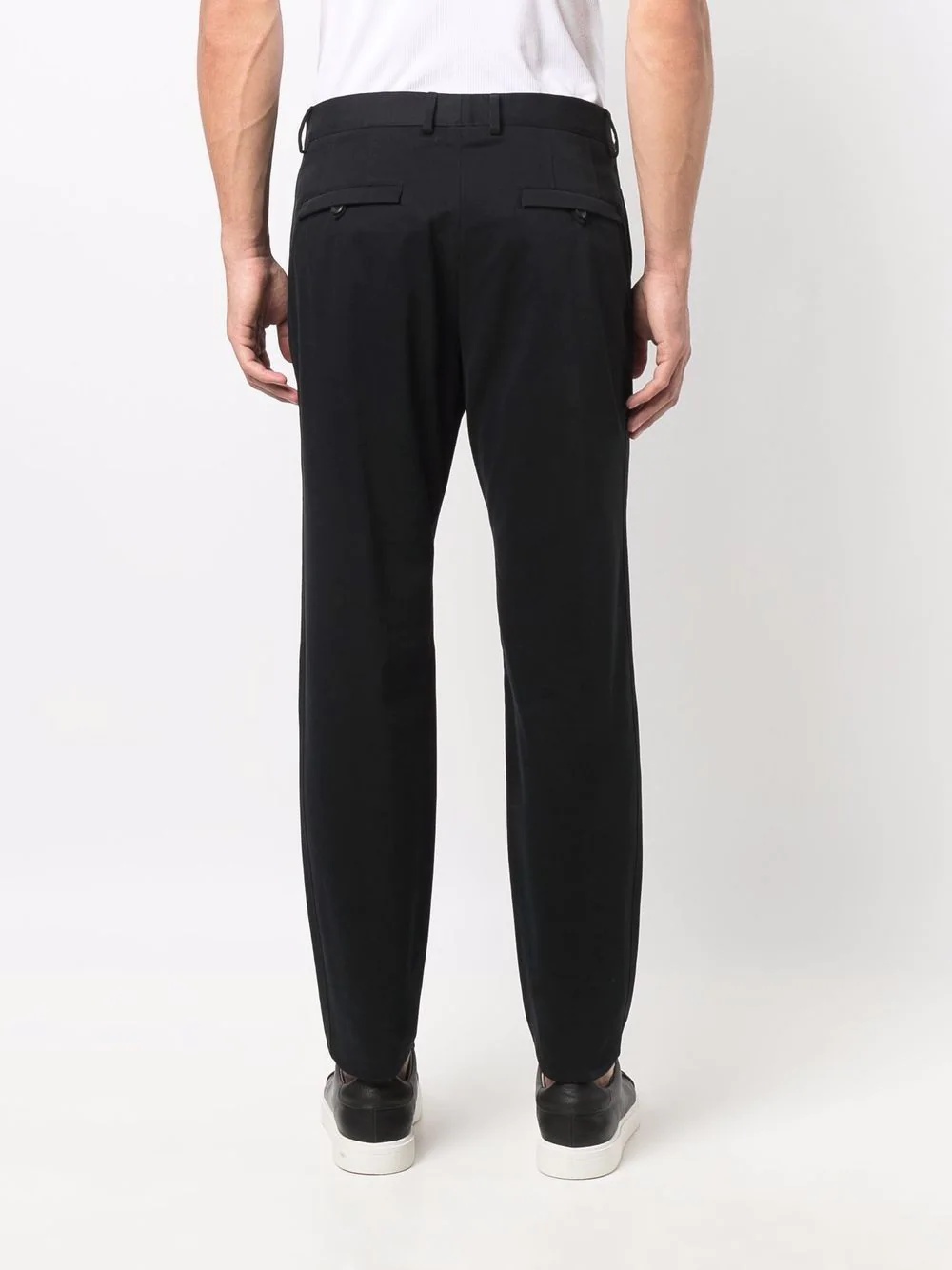 mid-rise straight leg trousers - 4