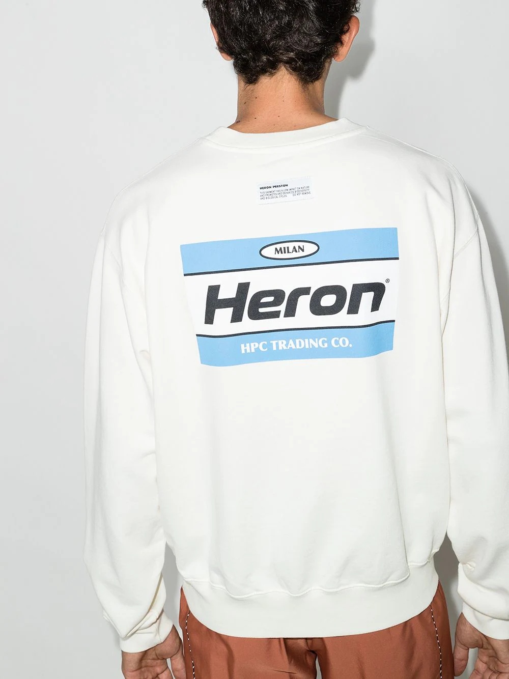 logo print sweatshirt - 6
