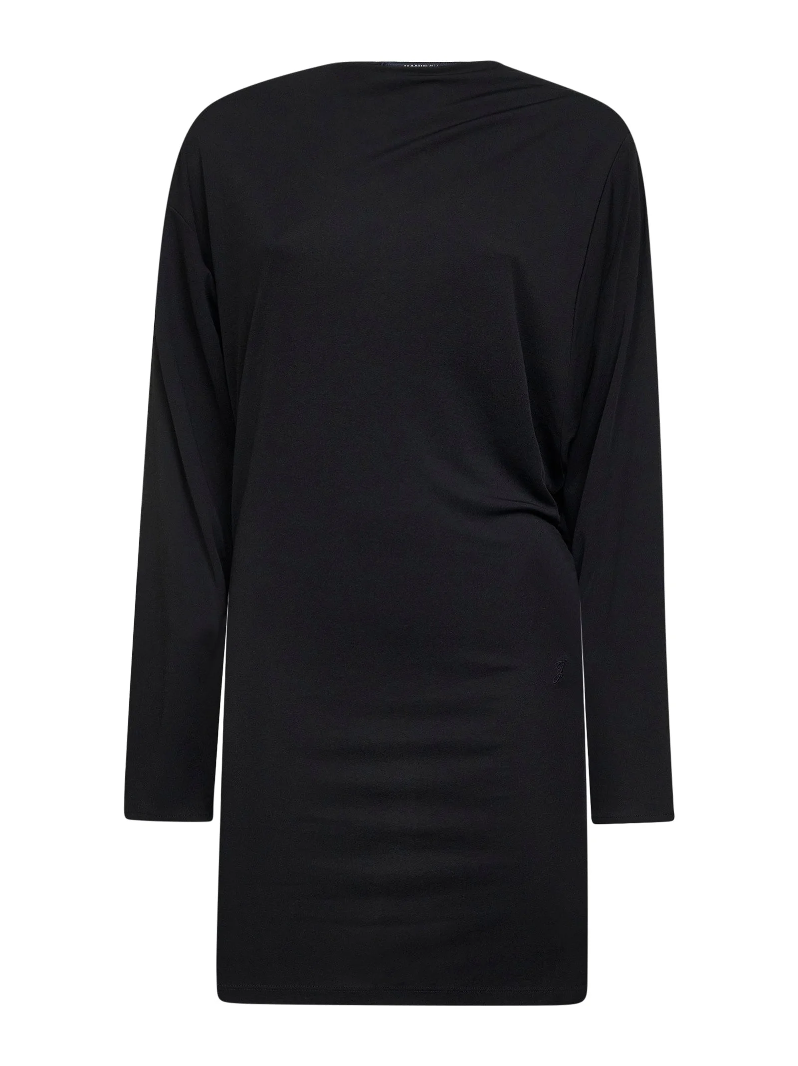 Jacquemus Women Black The Mistral Cowl-Back Mini Dress - 1