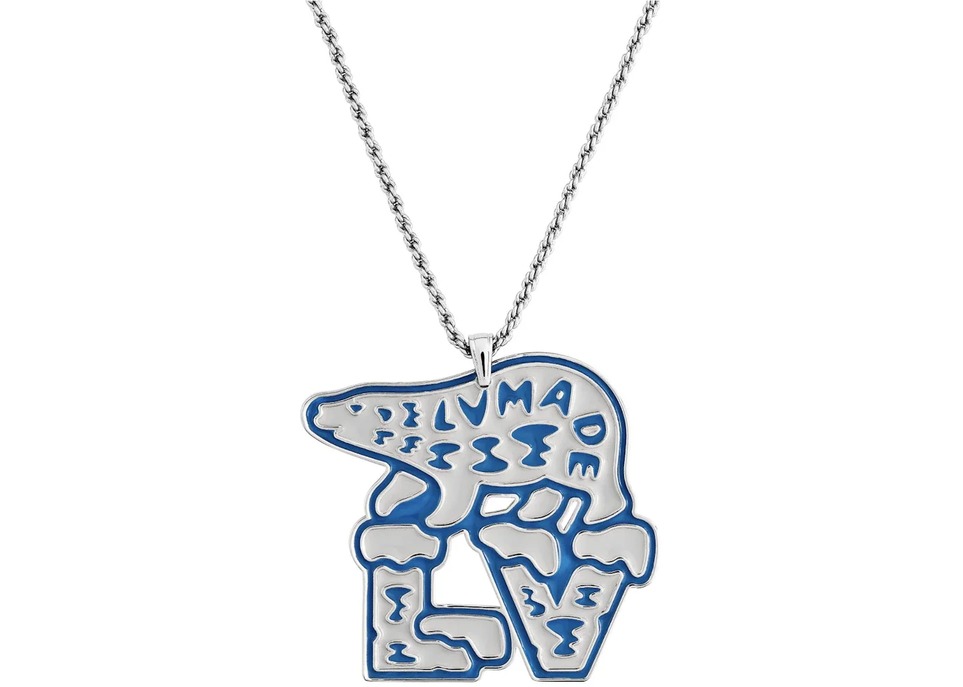 Louis Vuitton x Nigo Mountain Bear Necklace Silver - 1