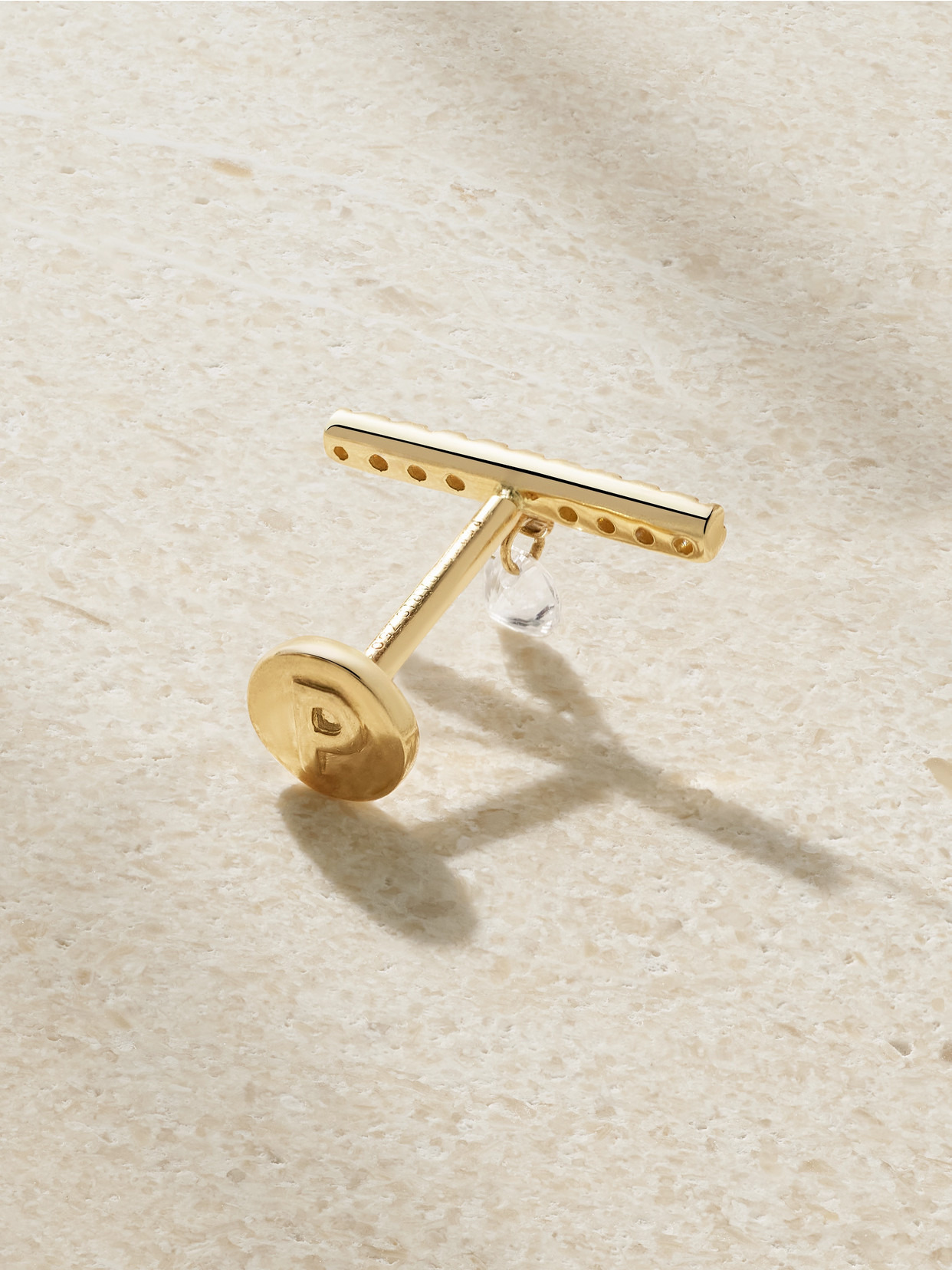 18-karat Gold Diamond Single Earring - 3