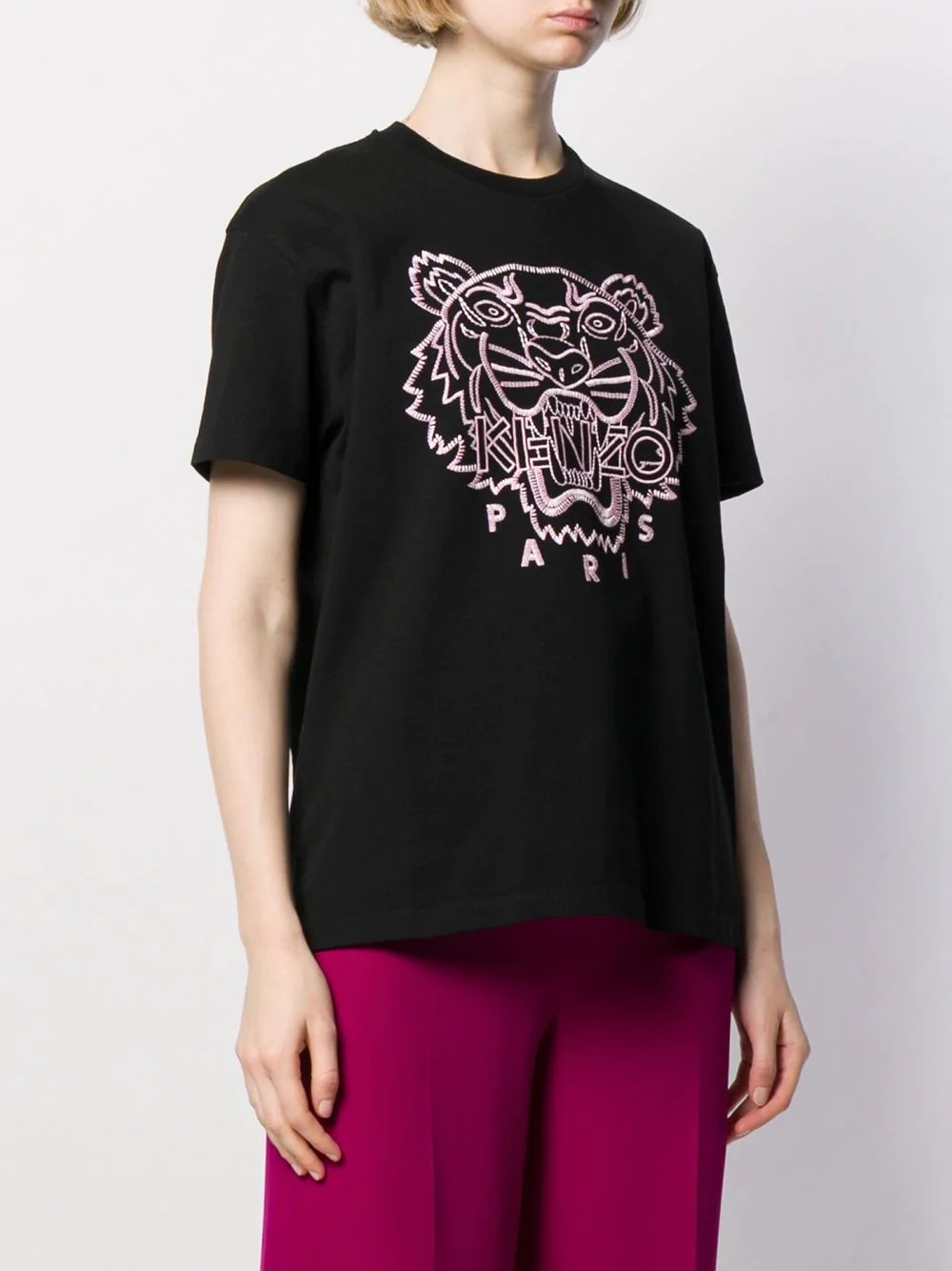 Tiger embroidered T-shirt - 3