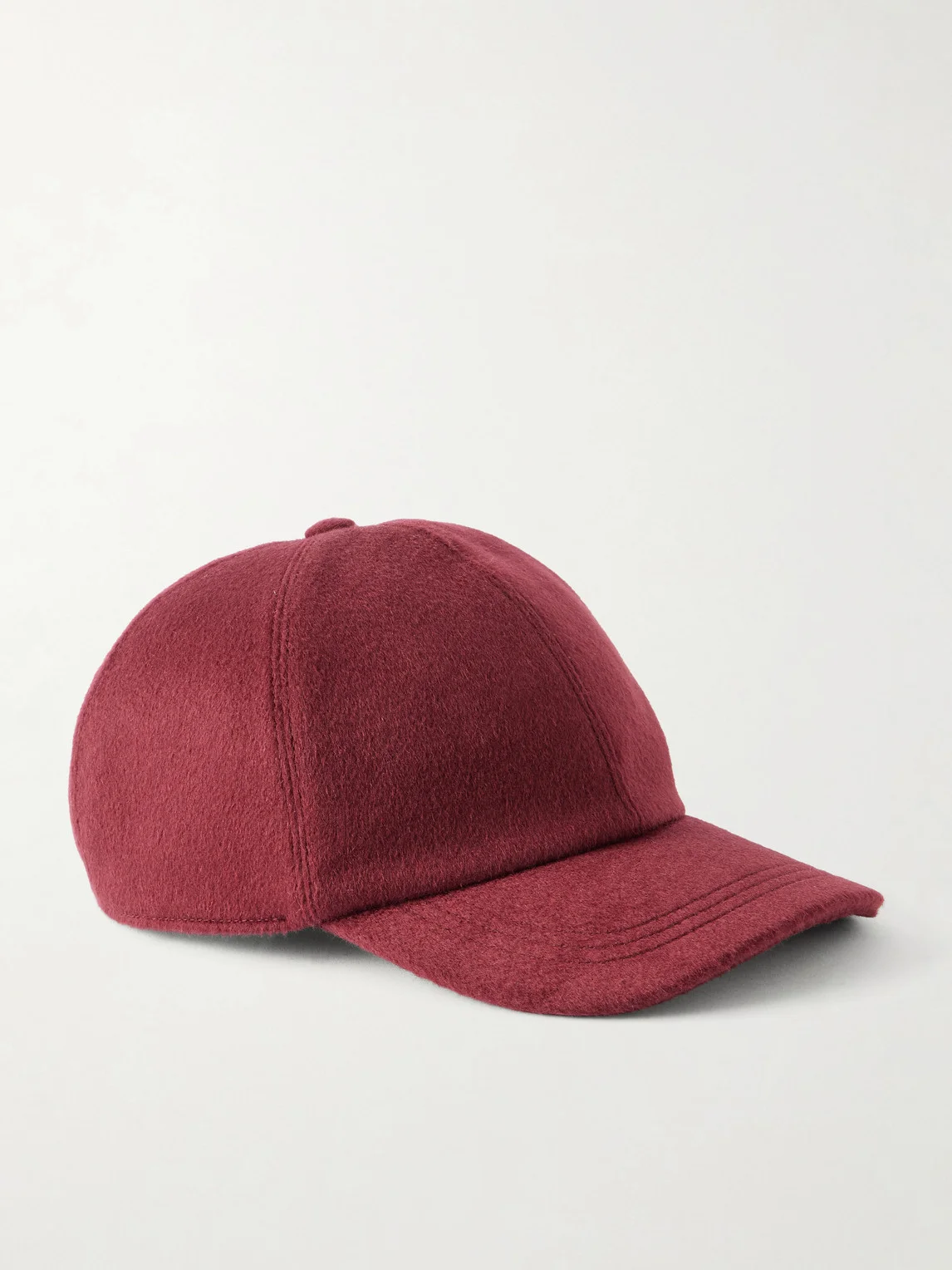 Logo-Appliquéd Wool Baseball Cap - 1
