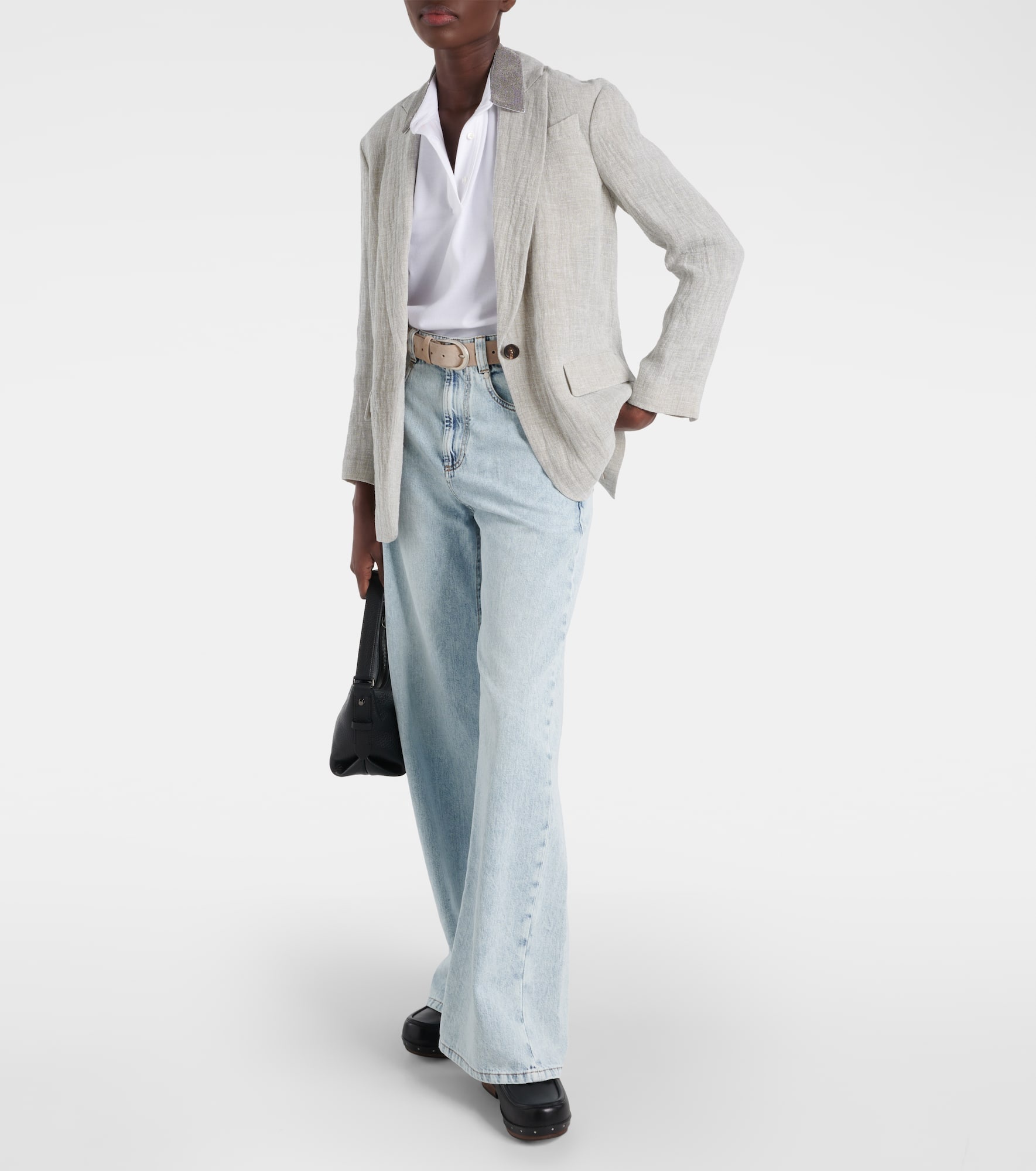 High-rise wide-leg jeans - 2