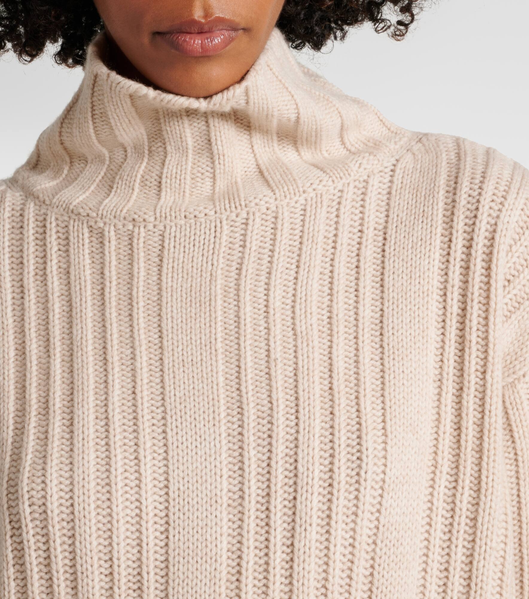 Vitalba wool and cashmere turtleneck sweater - 4