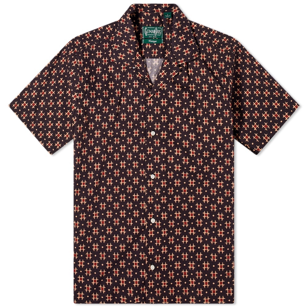 Gitman Vintage Window Batik Camp Collar Shirt - 1