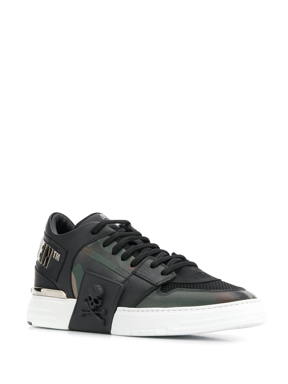 camouflage print sneakers - 2