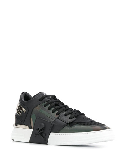 PHILIPP PLEIN camouflage print sneakers outlook