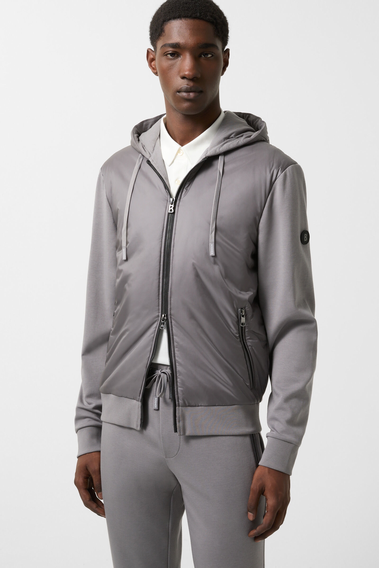 Angus Sweatshirt jacket in Gray - 1