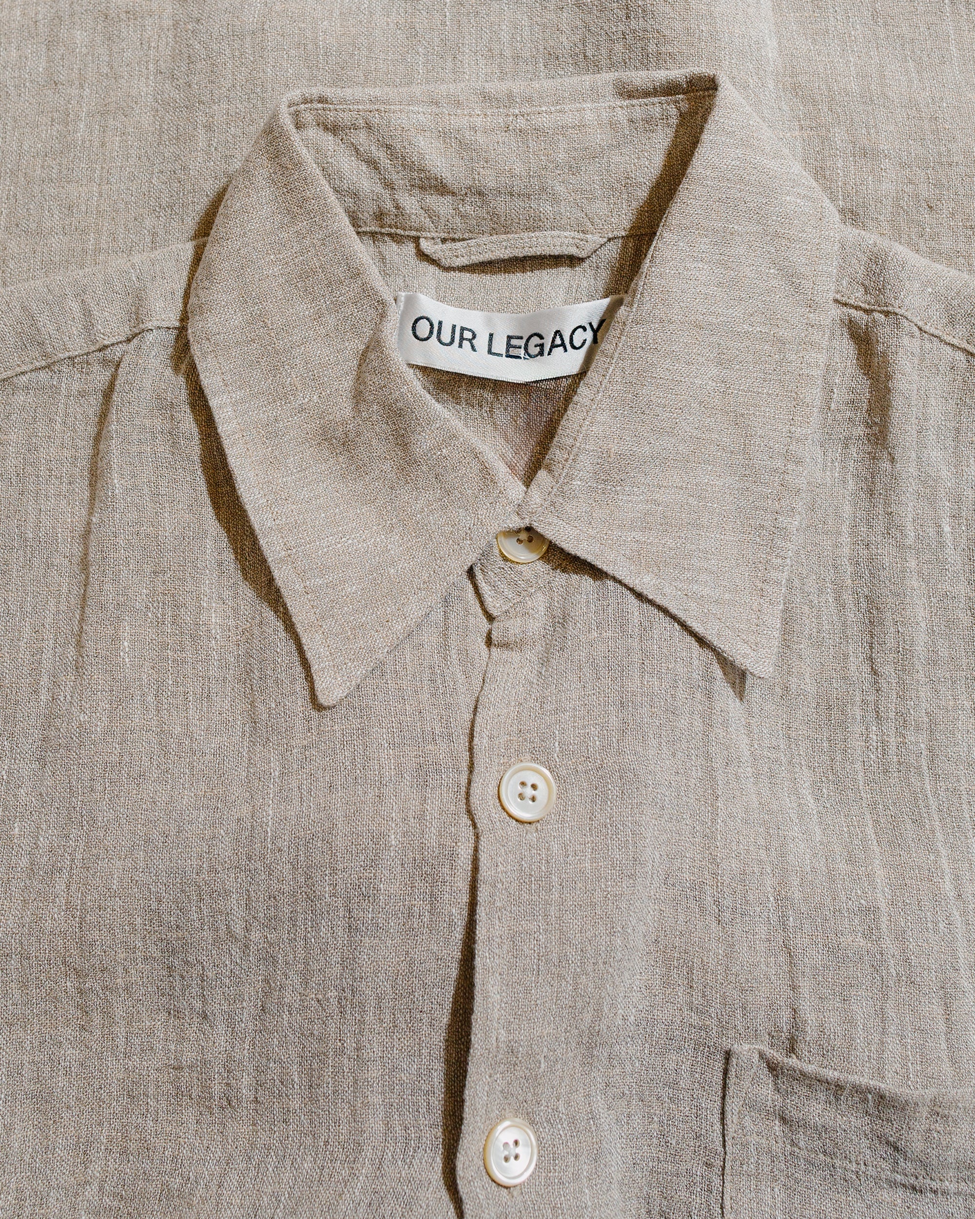 Above Shirt Pollen Dust Sparse Crepe Weave - 5