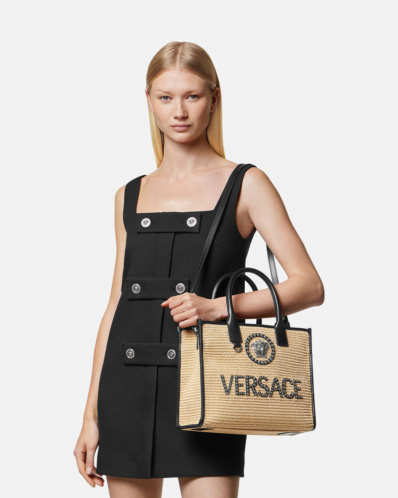 VERSACE Studded La Medusa Small Tote Bag outlook