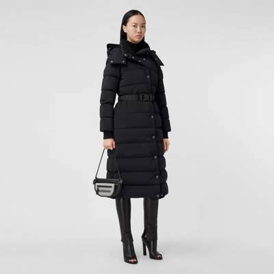 Burberry Detachable Hood Belted Puffer Coat outlook