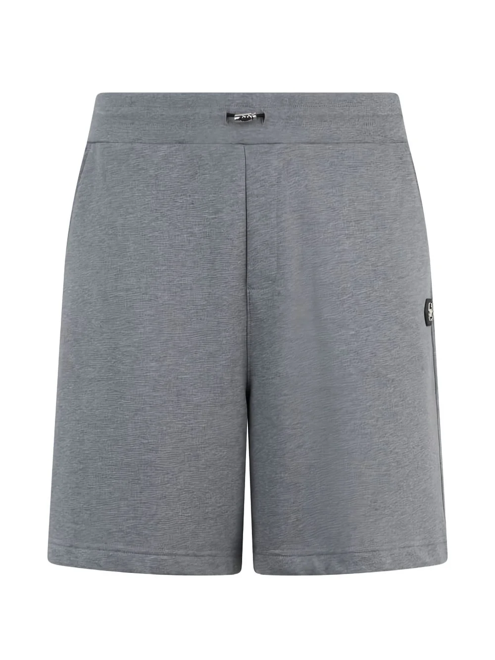 logo-patch cotton shorts - 1