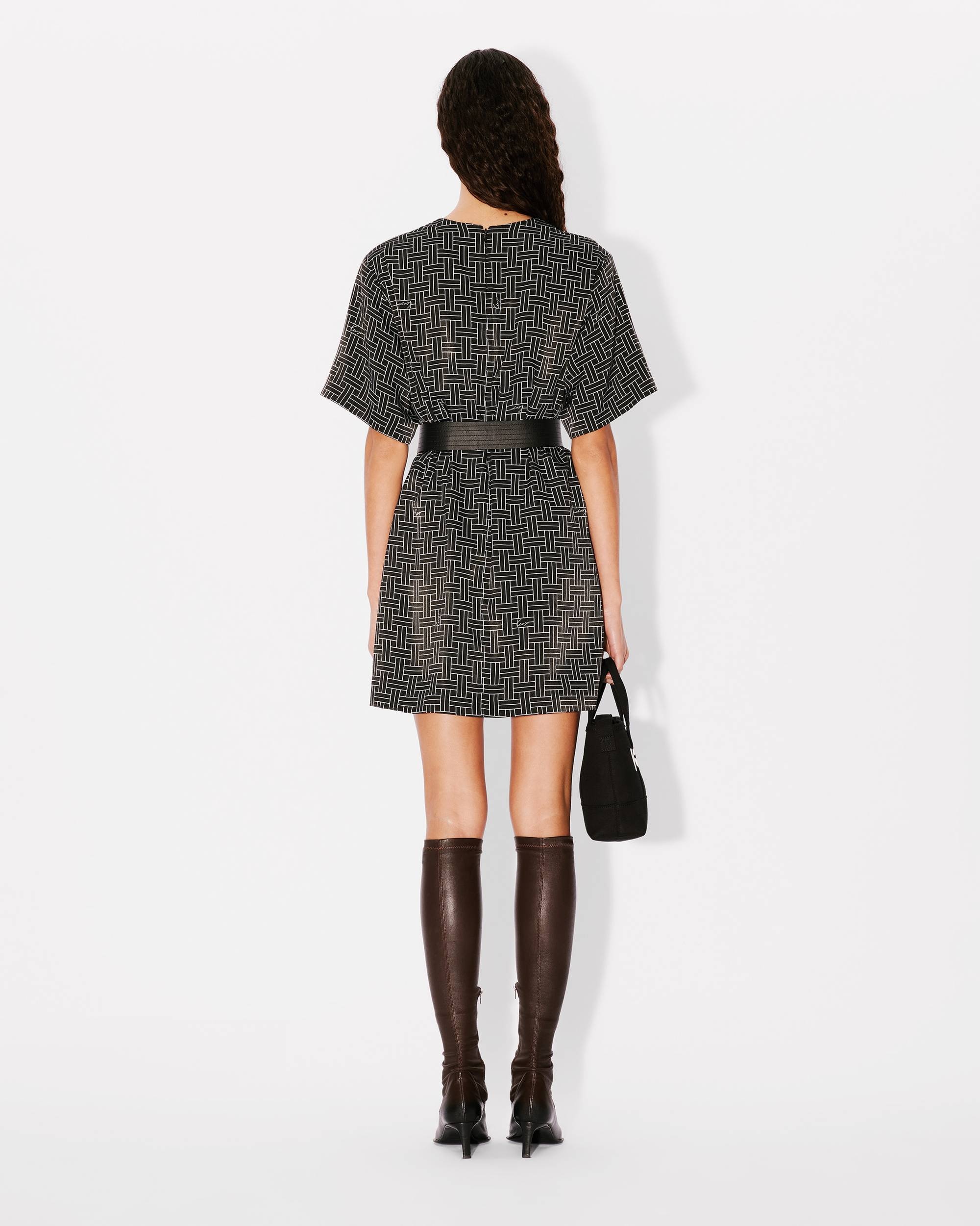 'KENZO Weave' T-shirt dress - 4