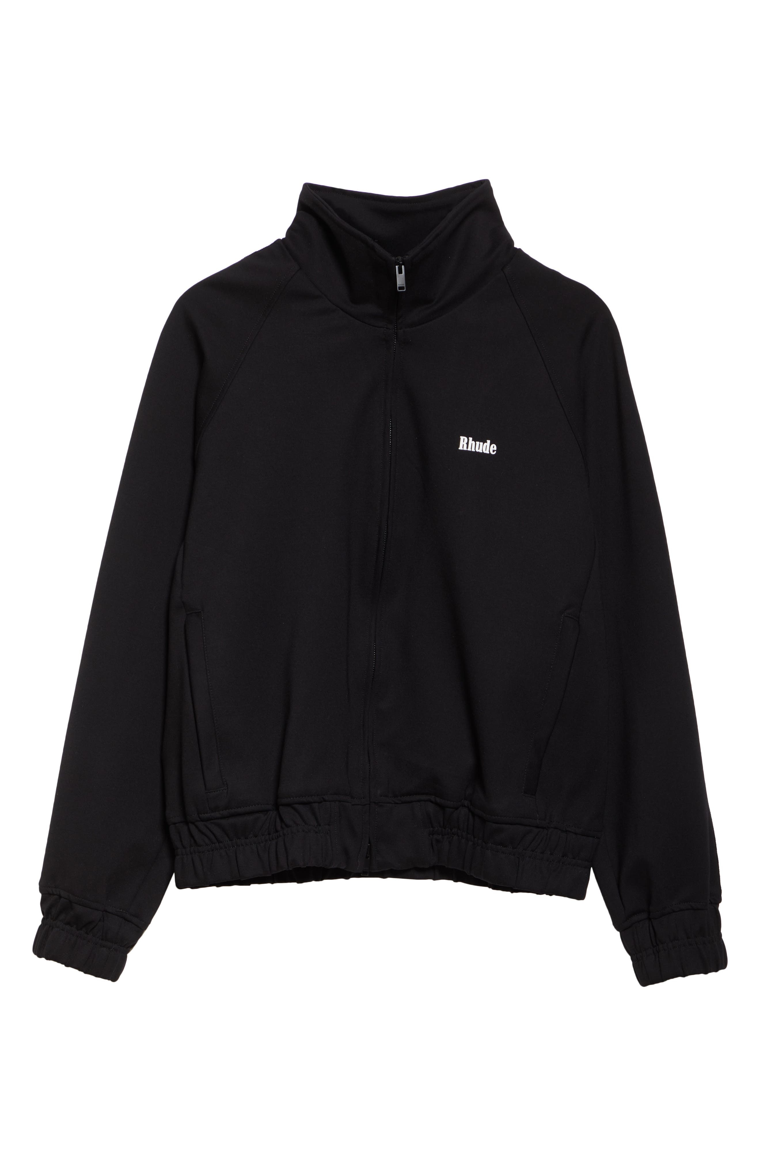 Rhude Hamptons Traxedo Track Jacket in Black 0015 at Nordstrom - 6