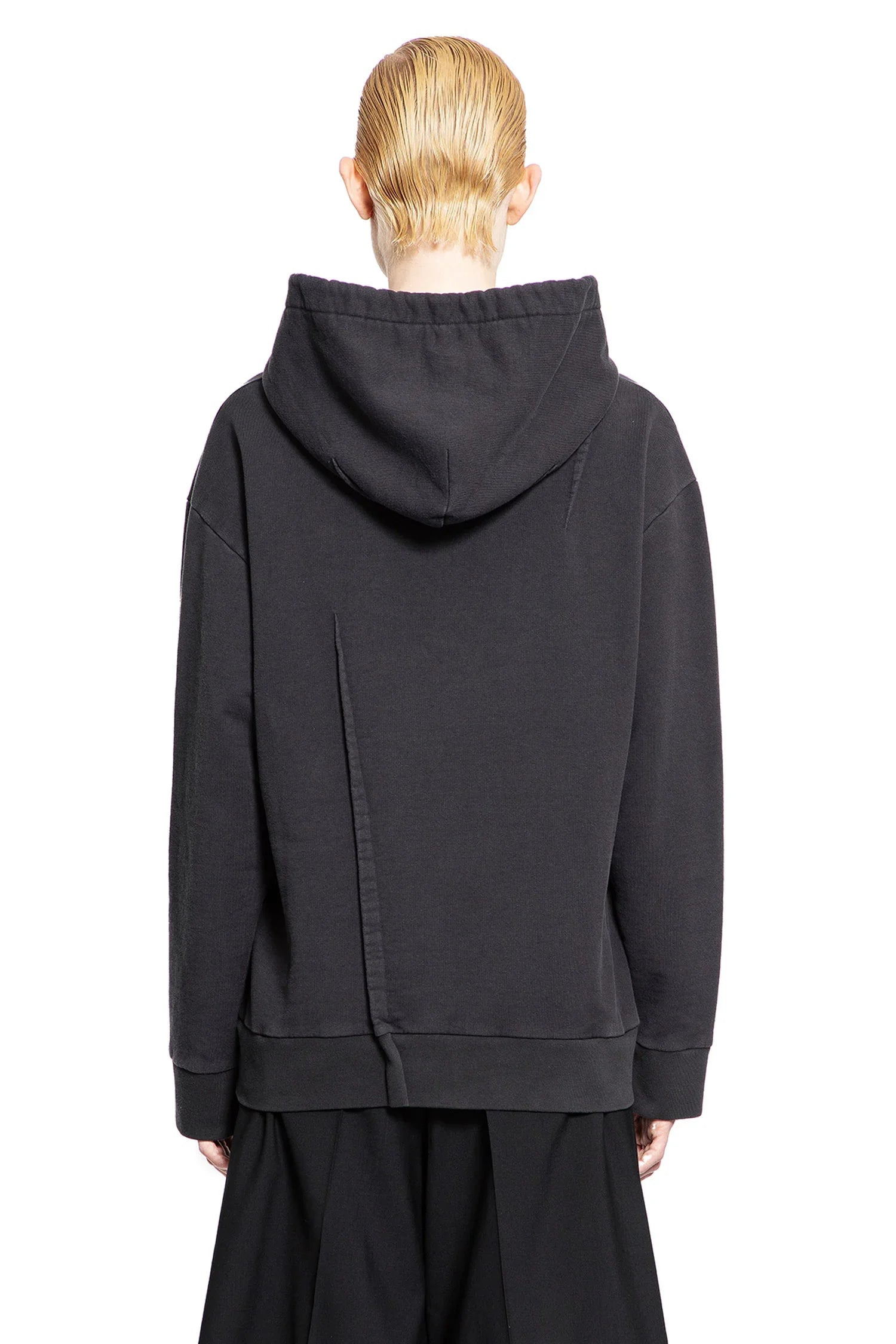 Pleated-Cotton-Jersey-Hoodie - 3
