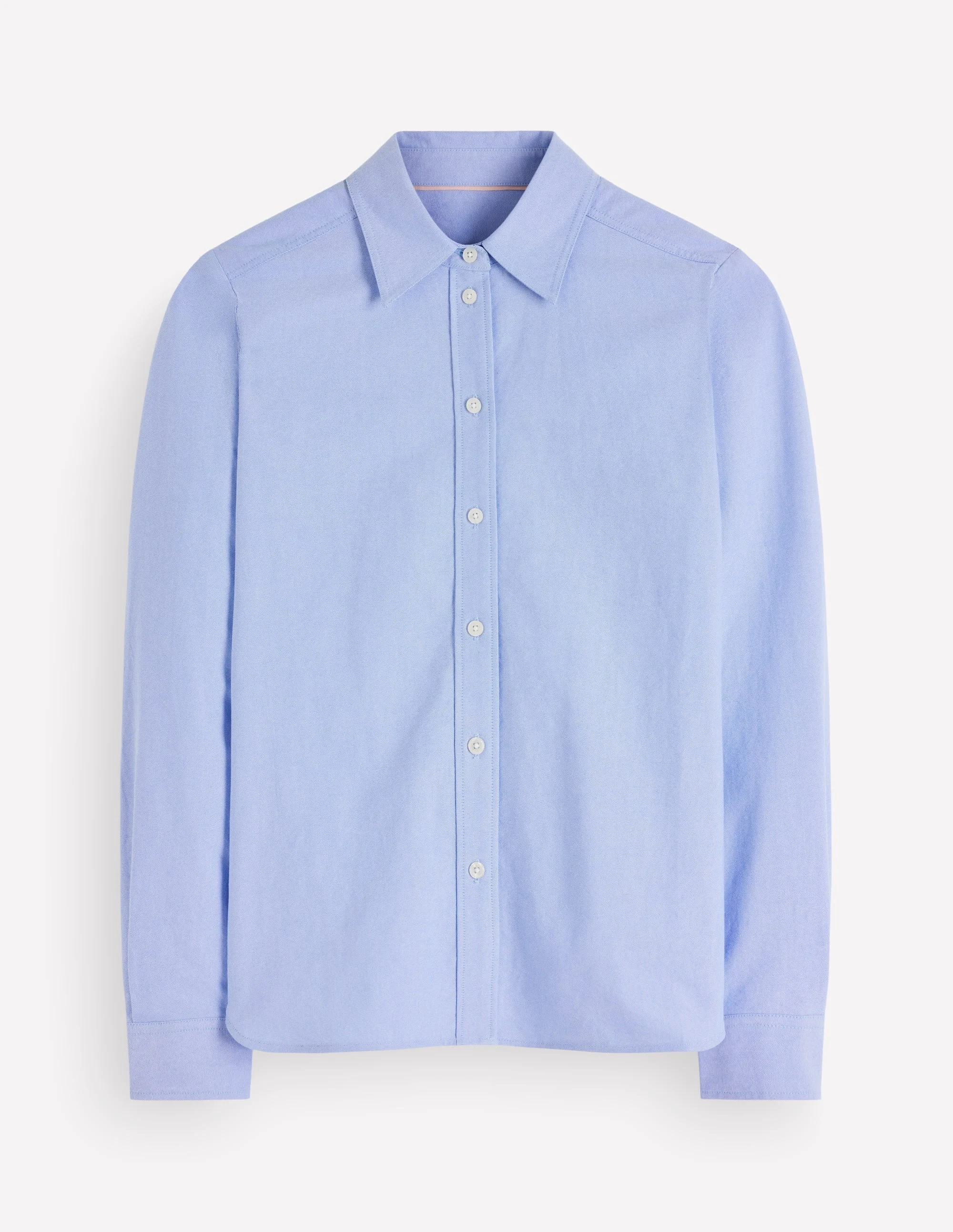 The New Sienna Cotton Shirt-Blue Oxford - 1
