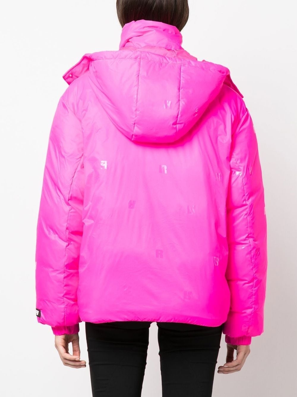 Tina logo-patch zip-up jacket - 4