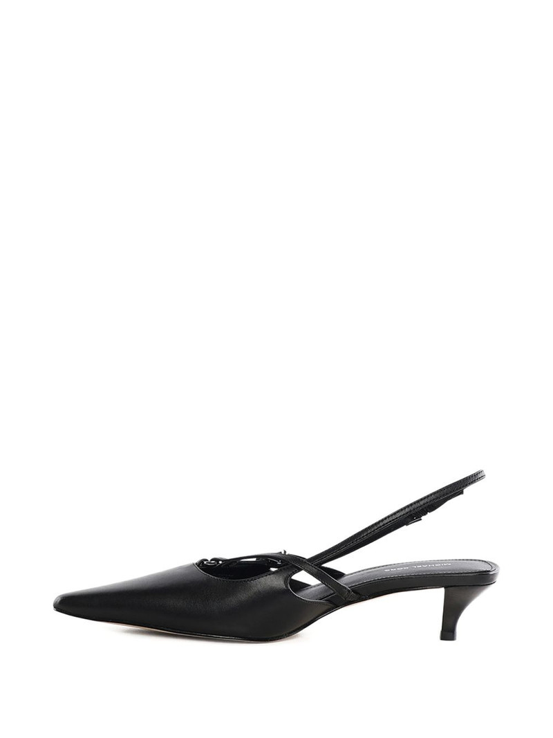Selina slingback leather pumps 4