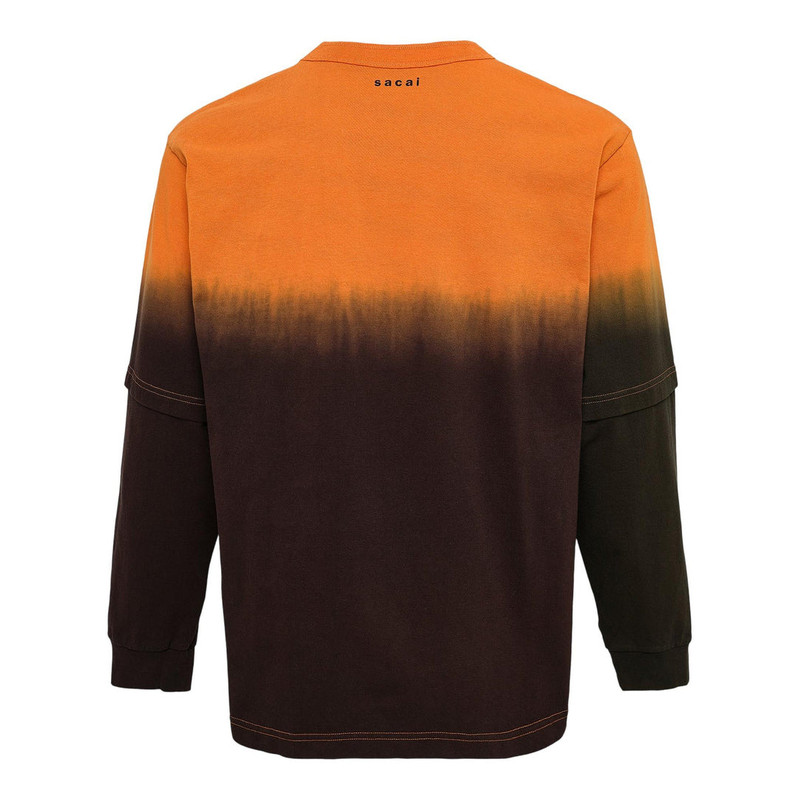 sacai Garment Dye Cotton Jersey Long Sleeve Tee outlook