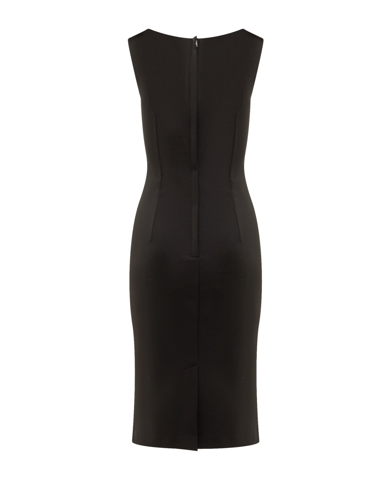 Milan Stitch Stretch Jersey Sheath Dress - 2