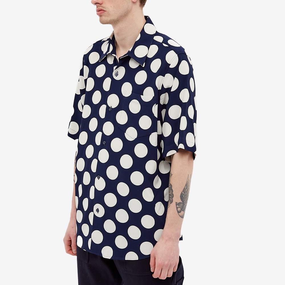 AMI Short Sleeve Polka Dot Shirt - 4