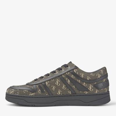 JIMMY CHOO Hawaii/M
Black and Gold JC Monogram Jacquard Lurex and Leather Low-Top Trainers outlook