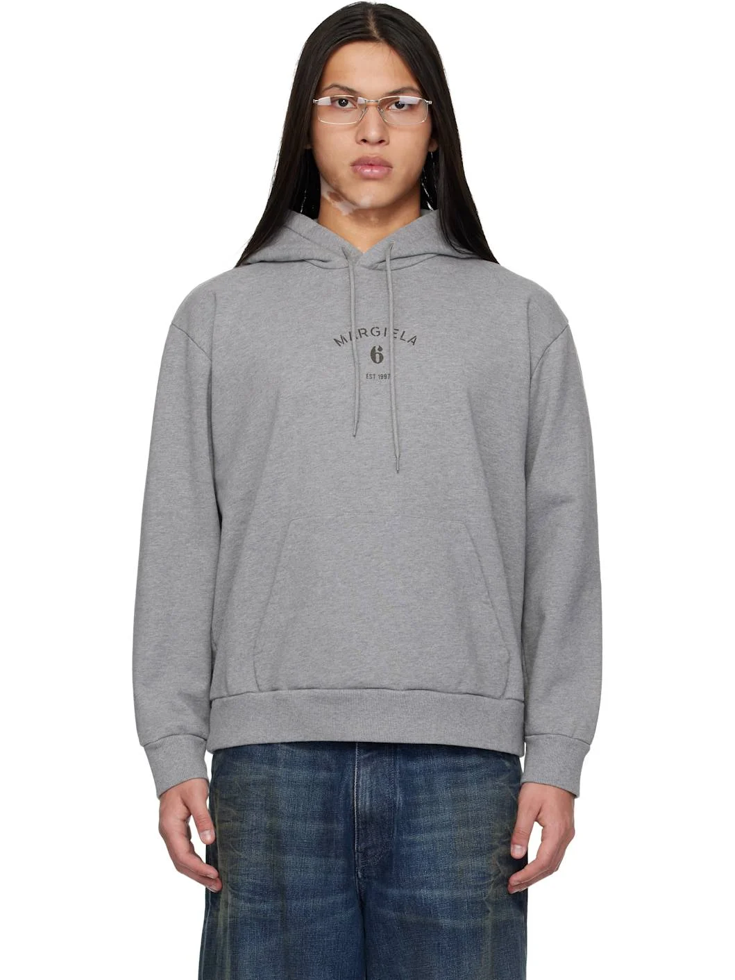 Gray Logo Hoodie - 1