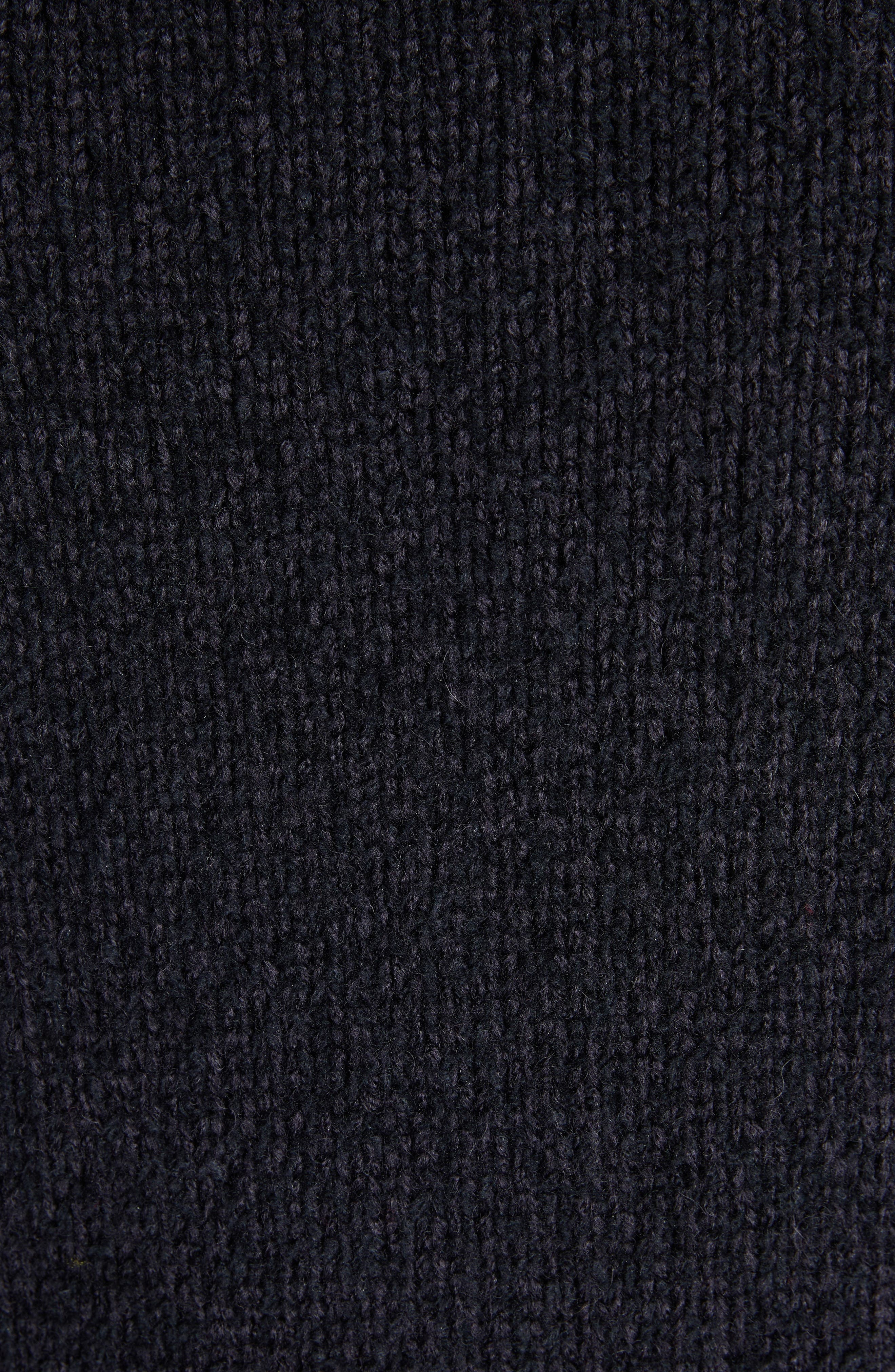 Moncler Padded V-Neck Sweater in Dark Navy Blue at Nordstrom - 6
