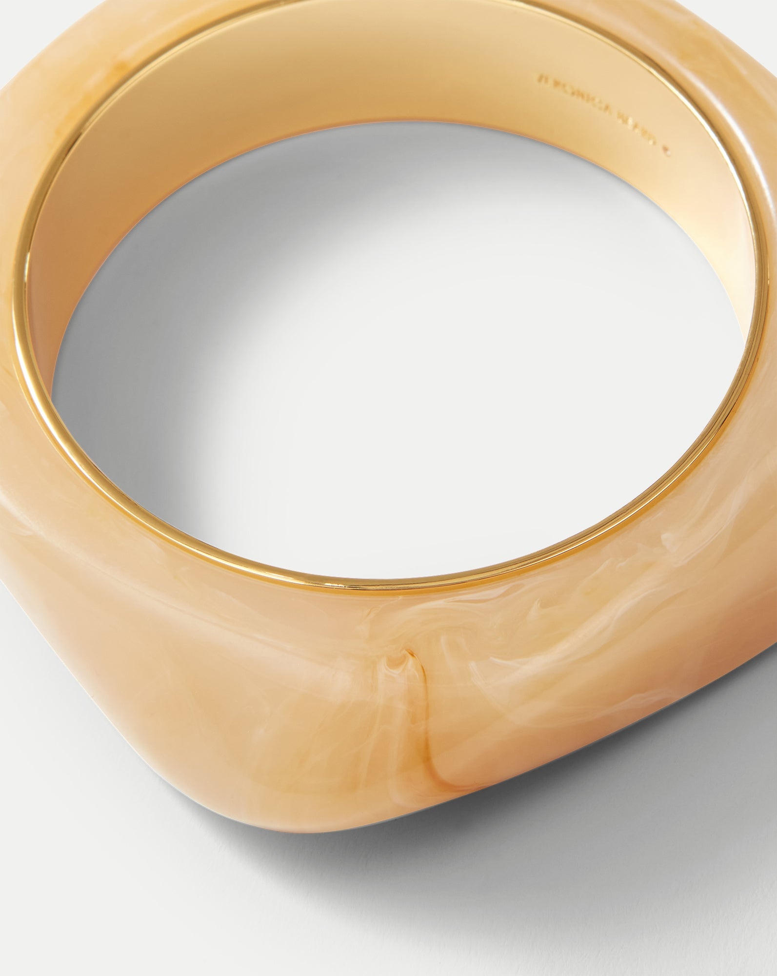 SCULPTED RESIN BANGLE - 4