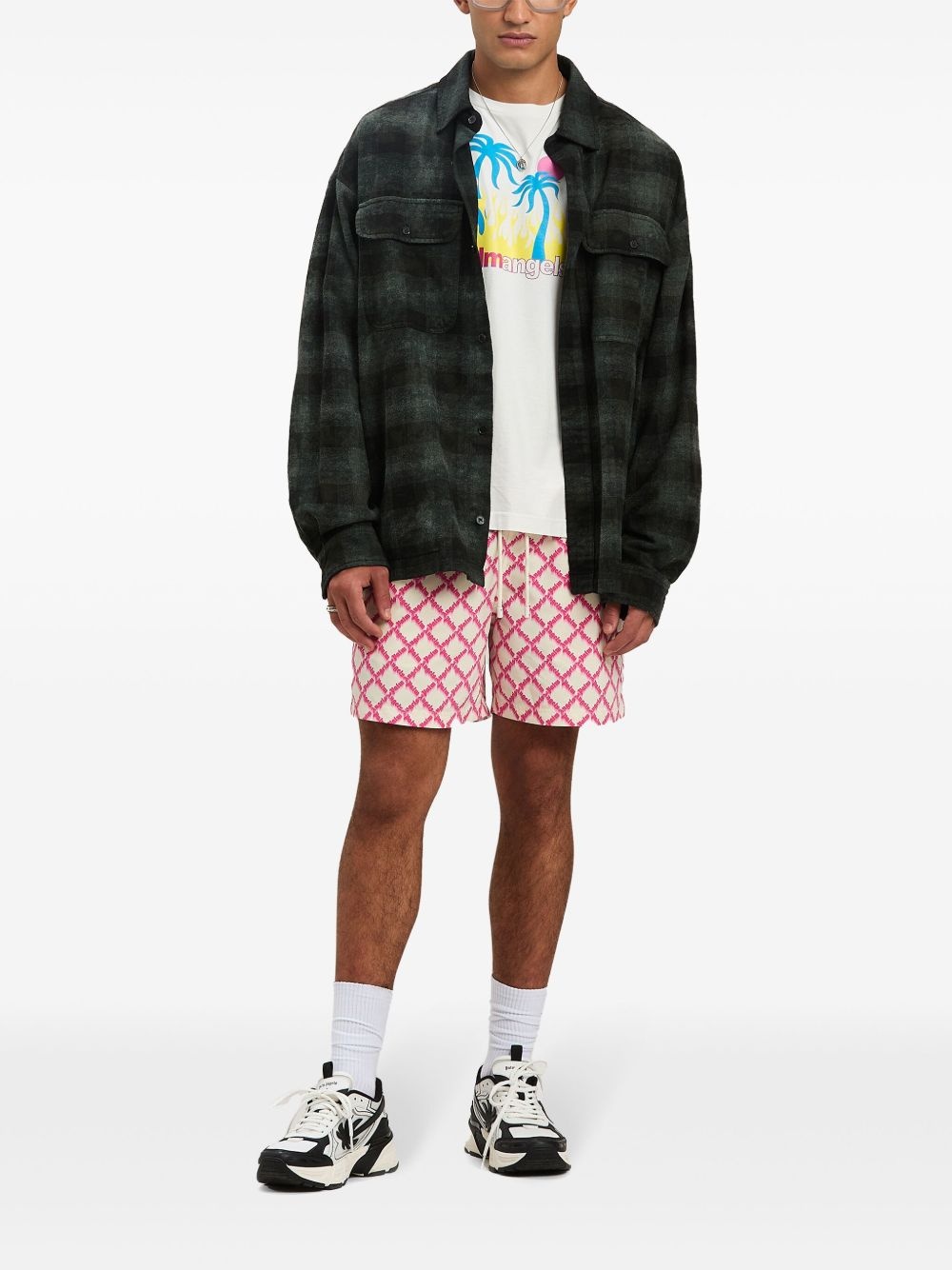 logo swim shorts - 3