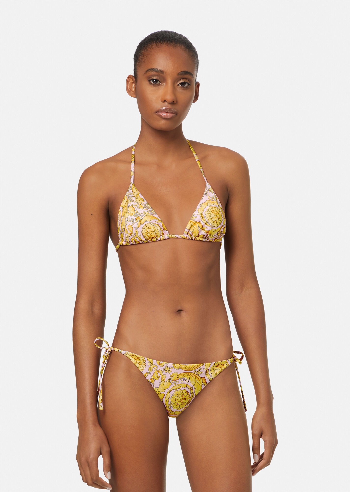 Barocco Print Bikini Top - 2