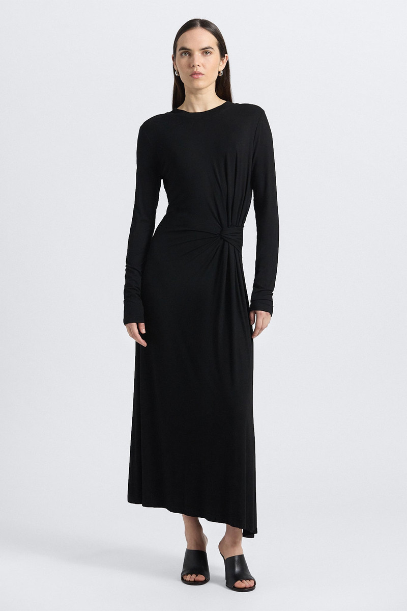 AVISE DRAPED DRESS 1