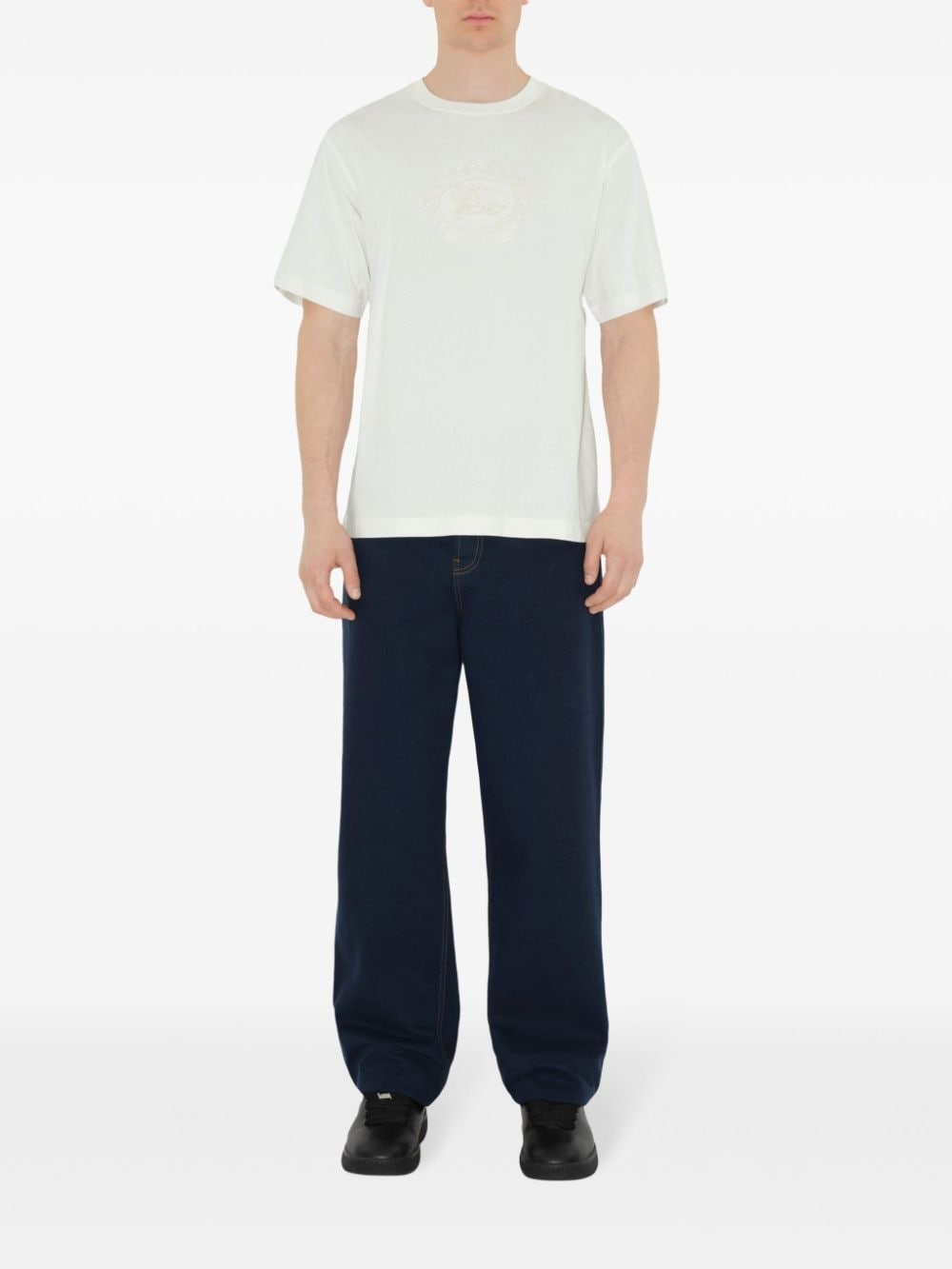 EKD-textured cotton T-shirt - 2