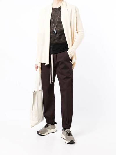 Rick Owens zip-pocket track pants outlook