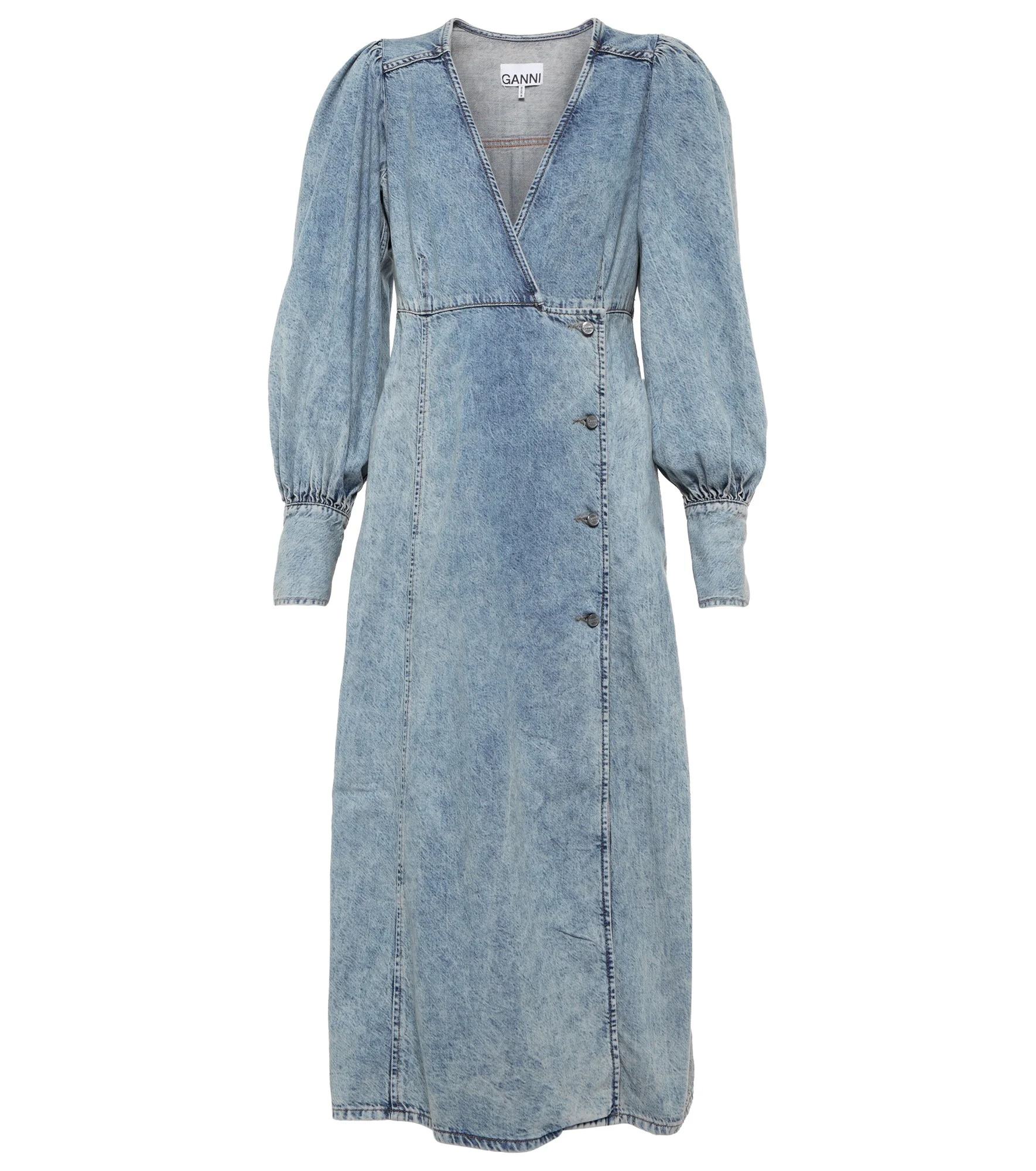 Denim midi dress - 1