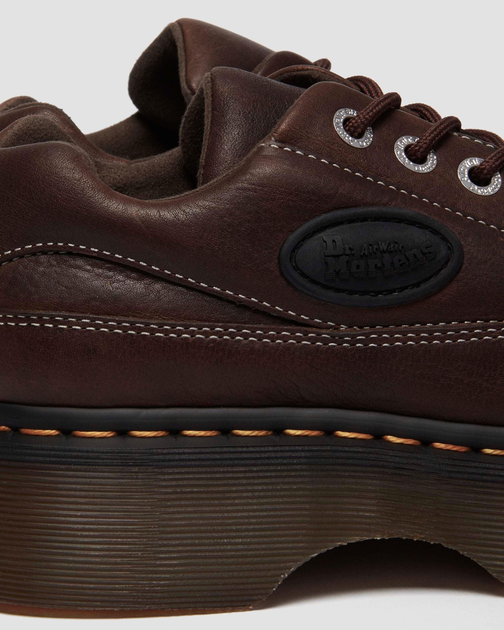Buzz 5-Eye Grizzly Leather Shoes - 4