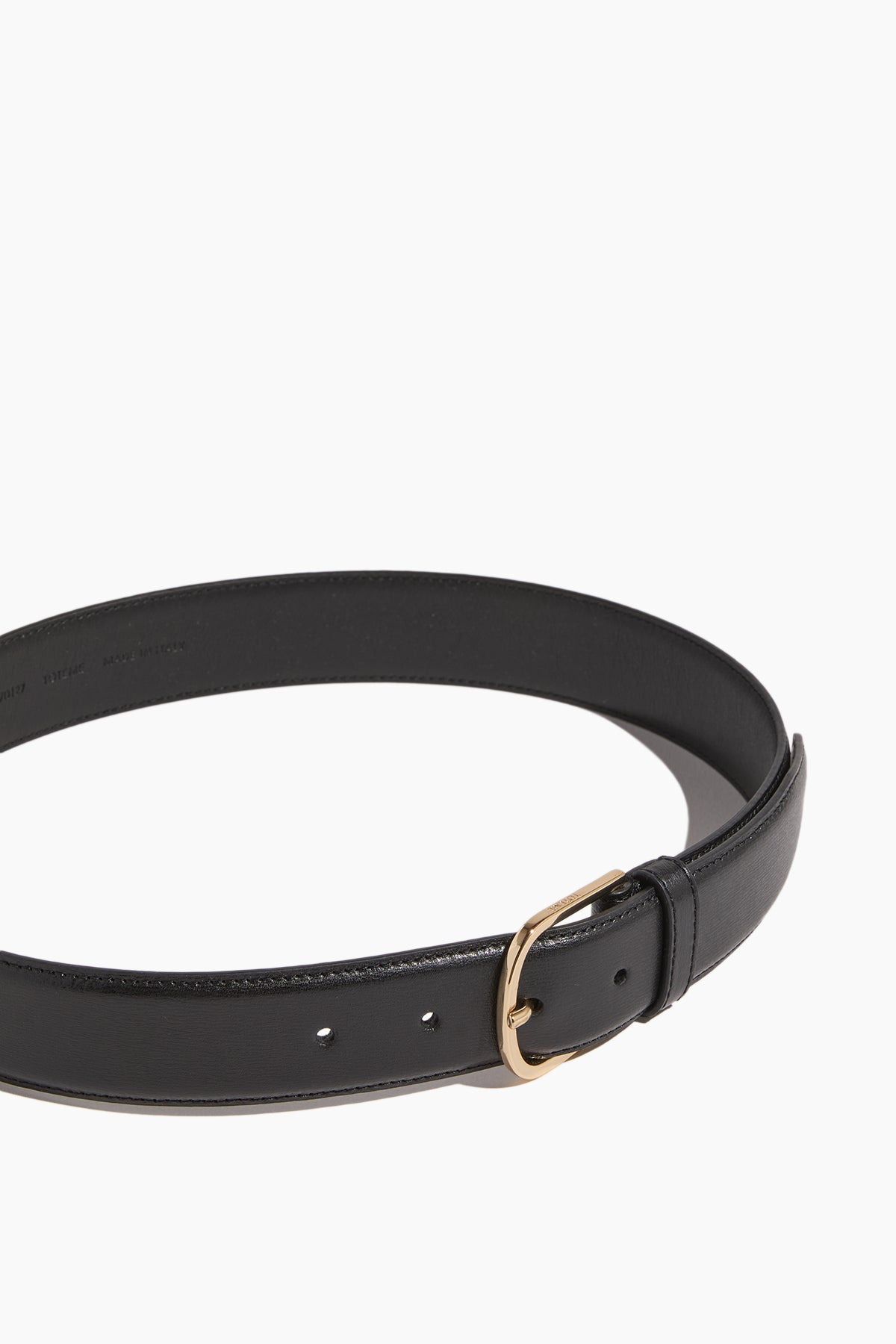 Wide Trouser Belt in Black - 3