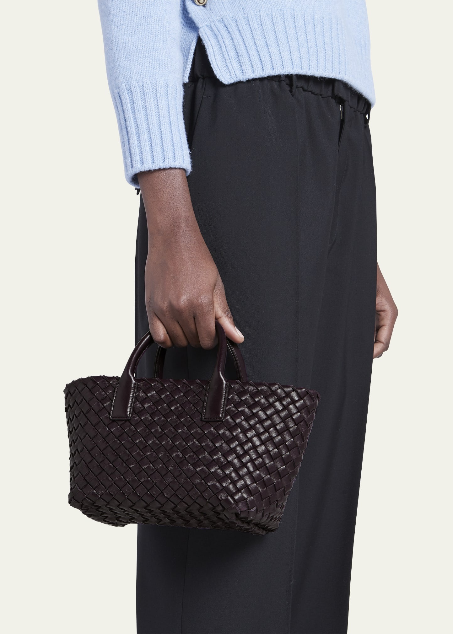 Mini Cabat Lambskin Tote Bag - 2