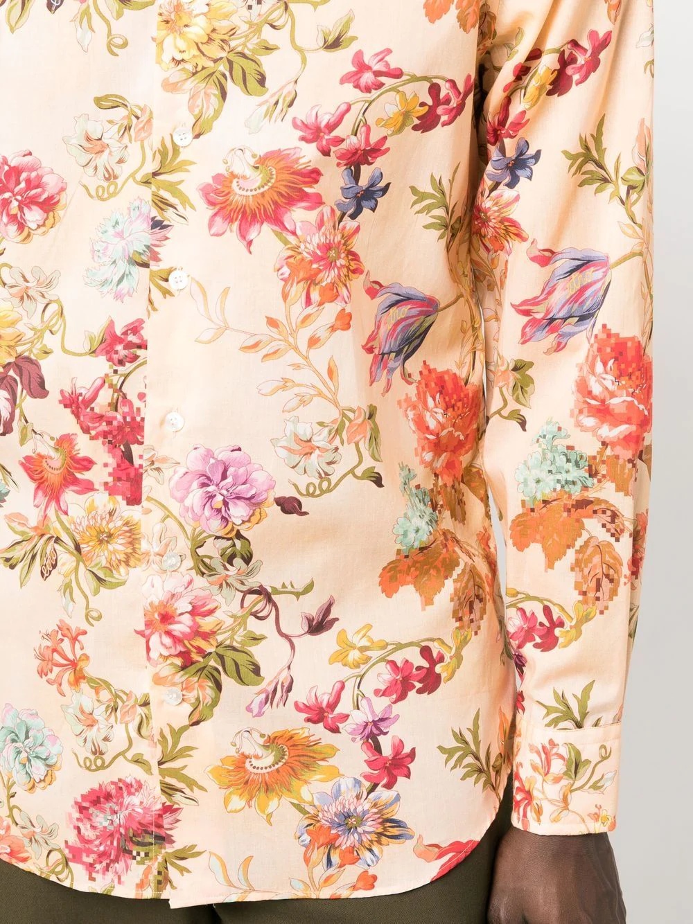 floral cotton shirt - 5