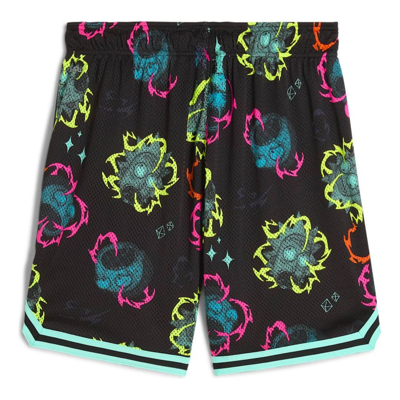 PUMA PUMA x RICK AND MORTY 5.5" Shorts 'PUMA Black AOP' 633096-01 outlook
