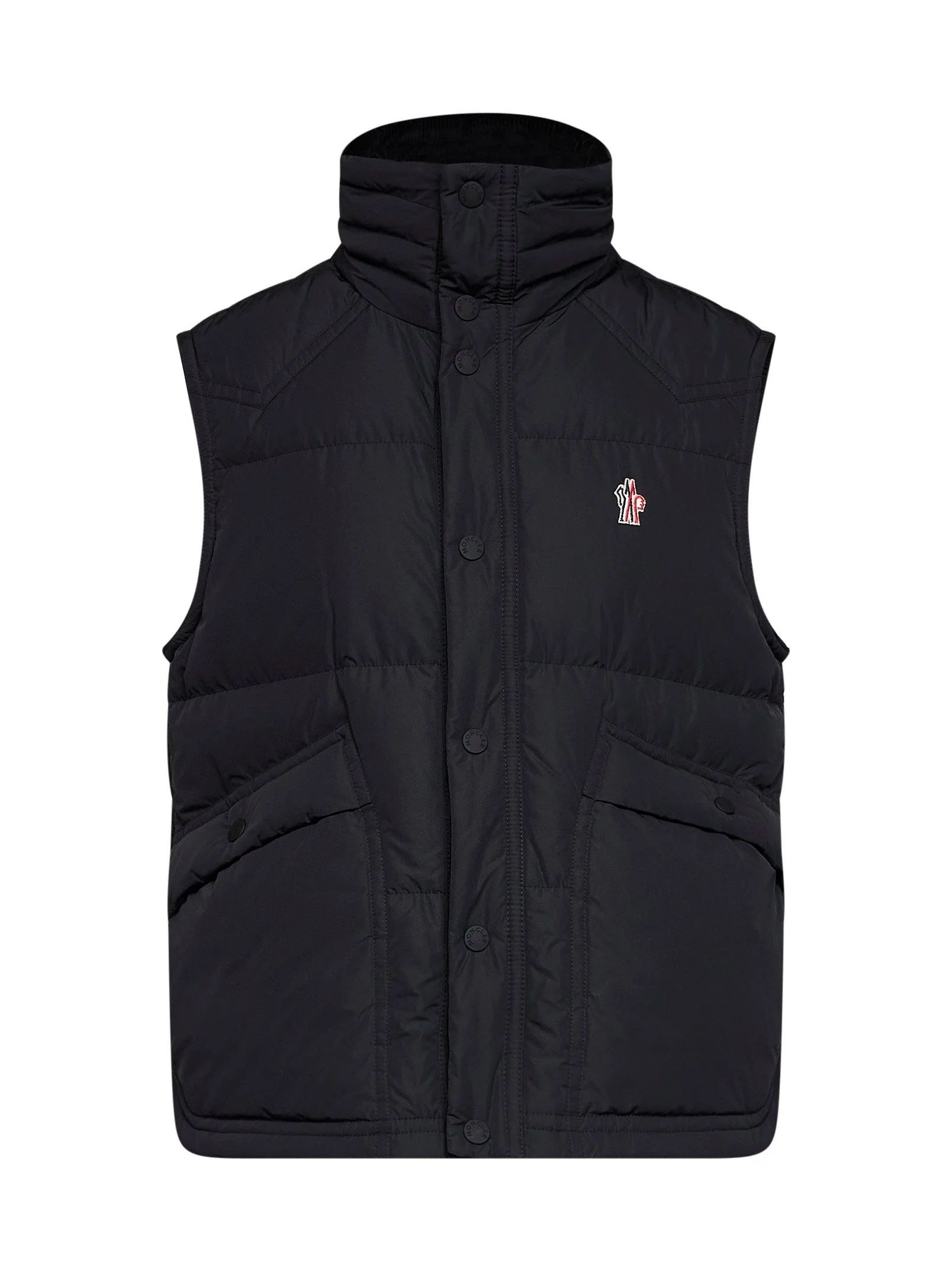 Black Evans padded vest - 1