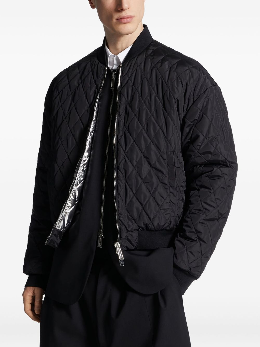 quilted bomber jacket - 2