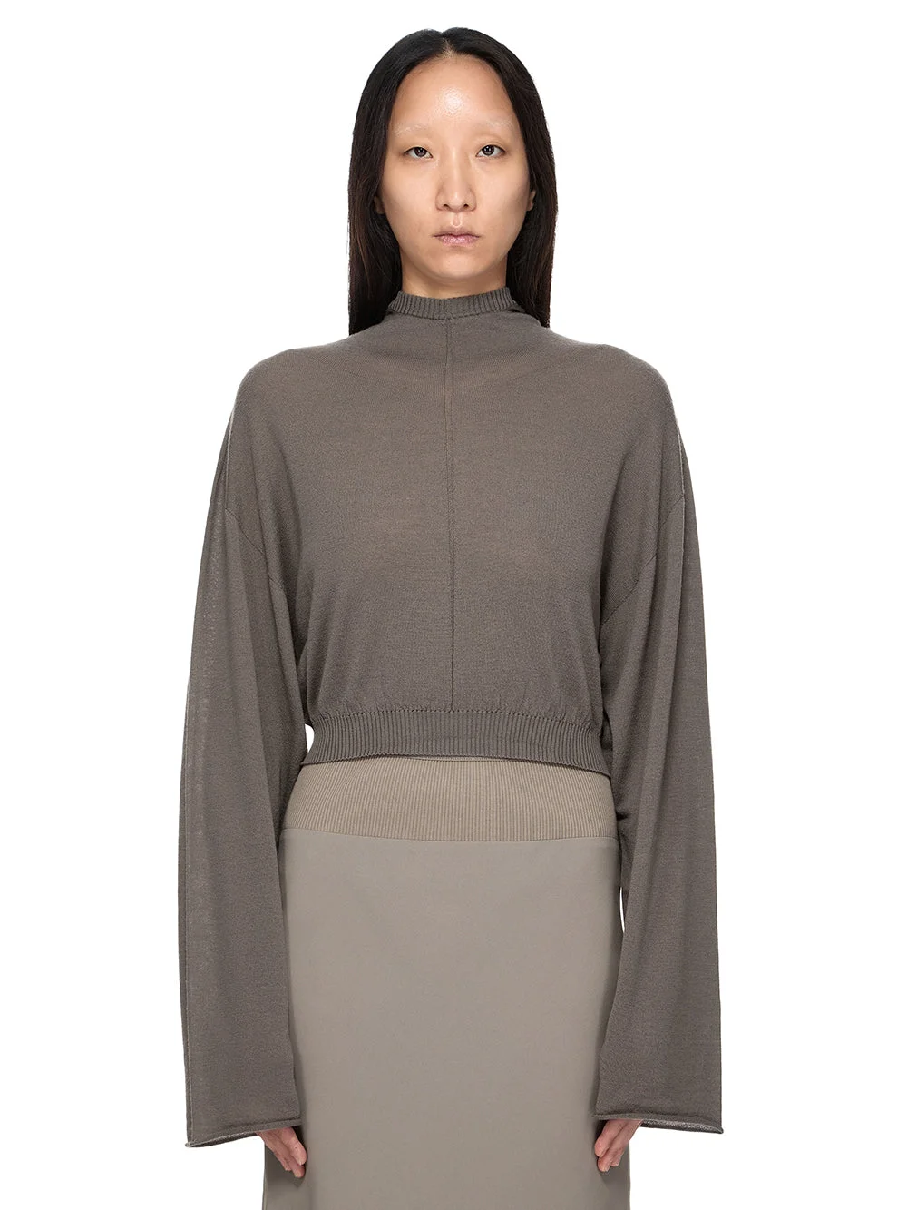 CROPPED HOODED TUNIC - 1