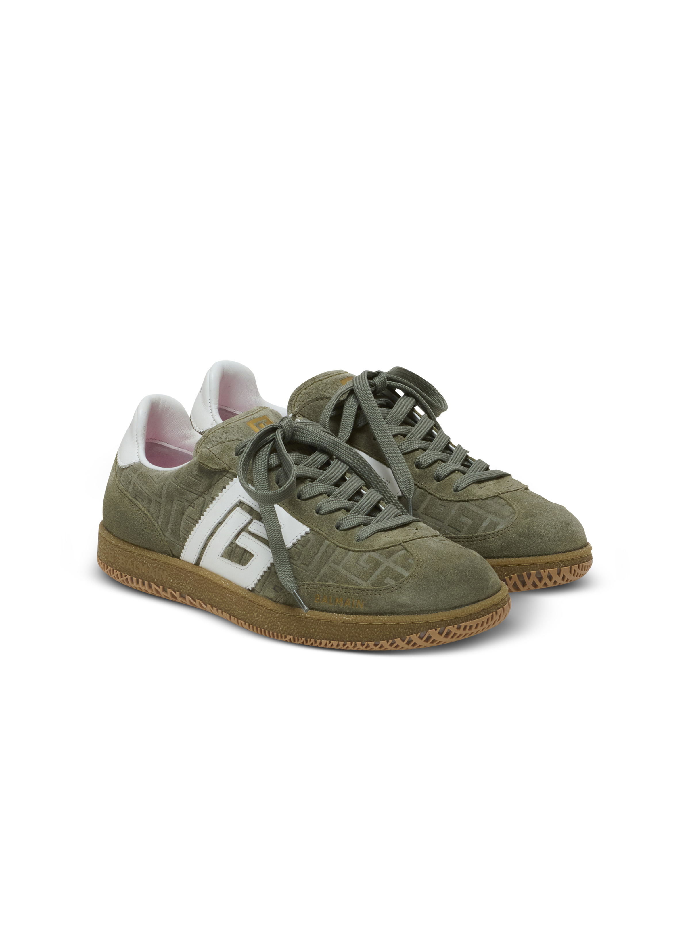 Suede Balmain Swan trainers - 2